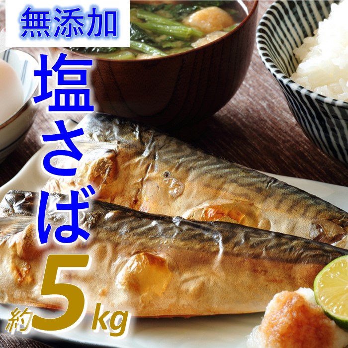 B334.バラ凍結で便利!塩さば(約5kg)福岡県新宮町20000魚介・海産物
