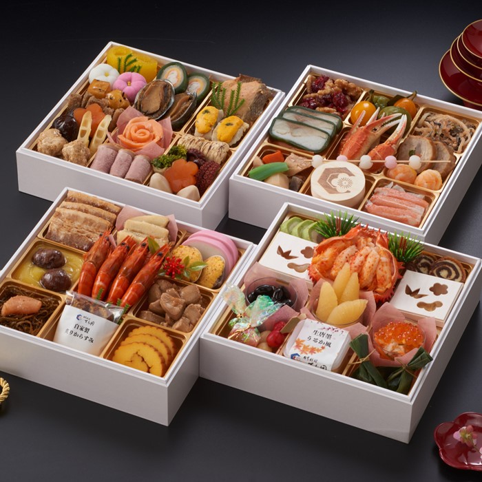 JD009.日本料理てら岡・おせち/博多『寿』与段重(5〜6人前)福岡県新宮町140000鍋セット・総菜・加工食品その他 鍋セット・総菜・加工食品