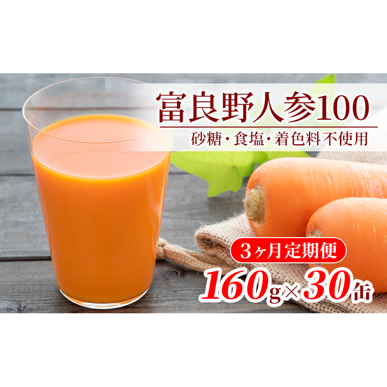 にんじんジュース 定期便 3ヶ月 北海道 富良野にんじん100 30缶 セット JAふらの にんじん ジュース 野菜ジュース キャロットジュース 野菜 飲料 缶 ケース買い 箱 買い 1ケース ギフト 備蓄 常