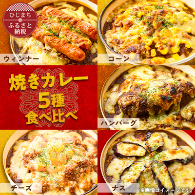 【名店の味】焼きカレー5種セット G007Z【配送不可地域:離島】【1091150】大分県日出町22000鍋セット・総菜・加工食品カレー・シチュー