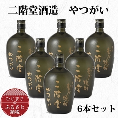 大分むぎ焼酎 二階堂 やつがい 30度 (720ml) 6本セット AG37【1240568】大分県日出町66000酒・アルコール焼酎