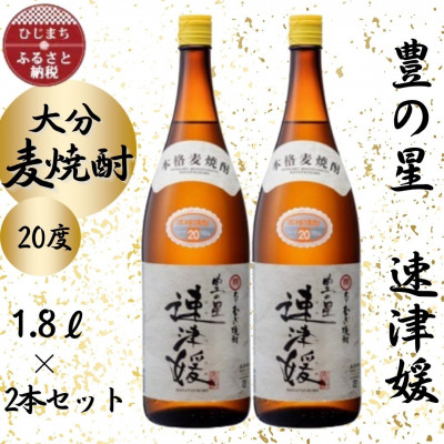 大分むぎ焼酎 二階堂速津媛20度(1800ml)2本セット【1455053】大分県日出町16000酒・アルコール焼酎