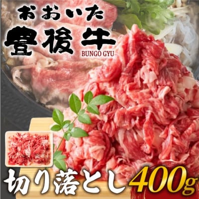 おおいた豊後牛切り落とし 400g(日出町)【配送不可地域:離島】【1571541】大分県日出町6000肉牛肉