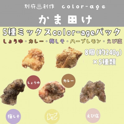 彩りからあげ お好みミックスパック(5種類) Aセット【配送不可地域:離島】【1649525】大分県日出町23000肉鶏肉