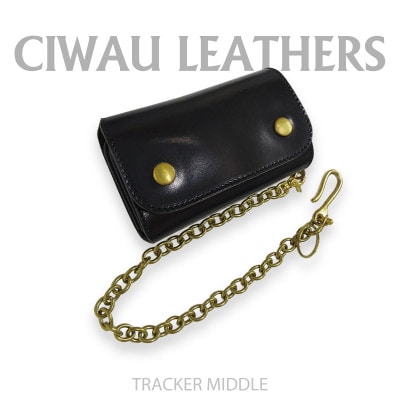ラフテール【トラッカー ミドルウォレット】BK  CW-TR-BK-M【1584862】茨城県ひたちなか市118000衣類・装飾品・工芸品財布