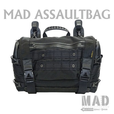ラフテール【MADアサルトバッグ20L】ブラック MAD-SB-AS-20-BK【1597690】茨城県ひたちなか市114000衣類・装飾品・工芸品鞄・バッグ