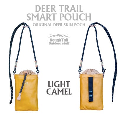 ラフテール【DEER TRAIL SMART POUCH】ライトキャメル AC-DTSP-LCA【1618956】茨城県ひたちなか市63000衣類・装飾品・工芸品鞄・バッグ