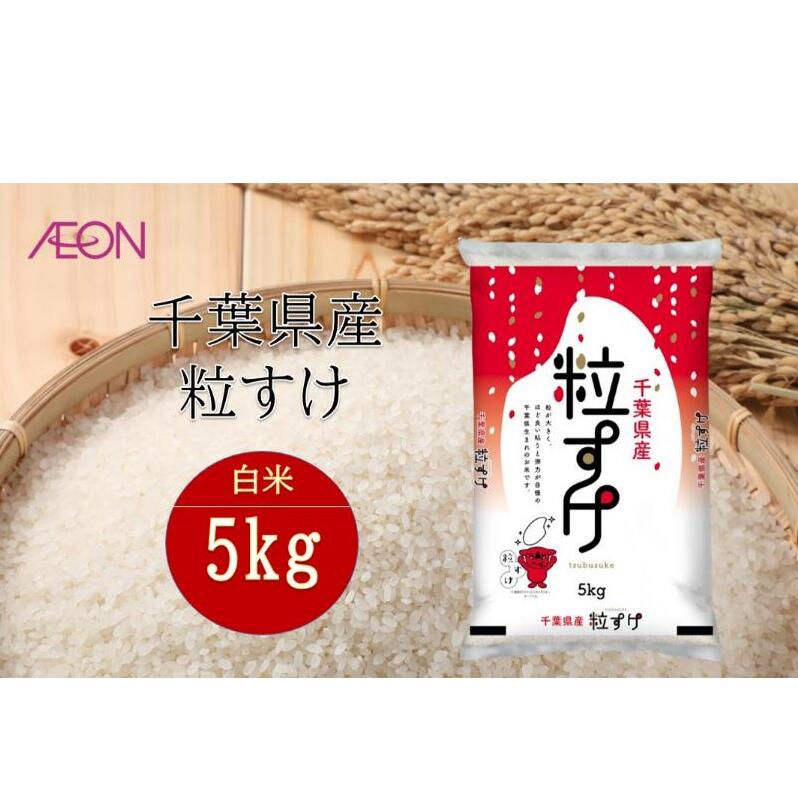 令和7年産 千葉県産 粒すけ5kg 米 お米 こめ コメ 白米 精米 ブランド米 ご飯 ごはん おにぎり お弁当千葉県千葉市16000米・パン白米