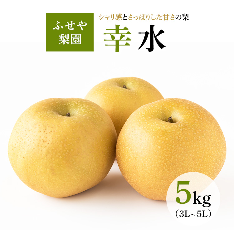 幸水 5kg 【ふせや梨園】| 農家直送 梨 ナシ 果物 フルーツ 宇都宮市 栃木県 ※2025年8月下旬頃より順次発送予定栃木県宇都宮市15000果物・フルーツりんご・梨