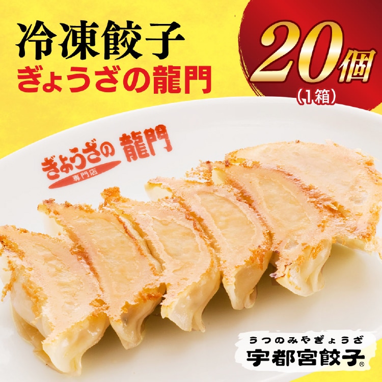【龍門】 餃子20個入り【配送不可地域:離島】栃木県宇都宮市6000鍋セット・総菜・加工食品総菜