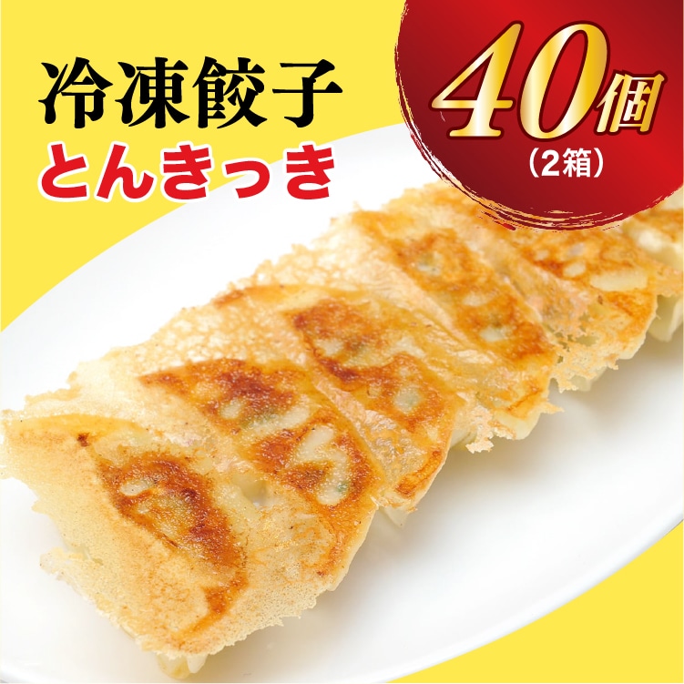 【とんきっき】 餃子20個入り×2箱【配送不可地域:離島】栃木県宇都宮市13000鍋セット・総菜・加工食品総菜