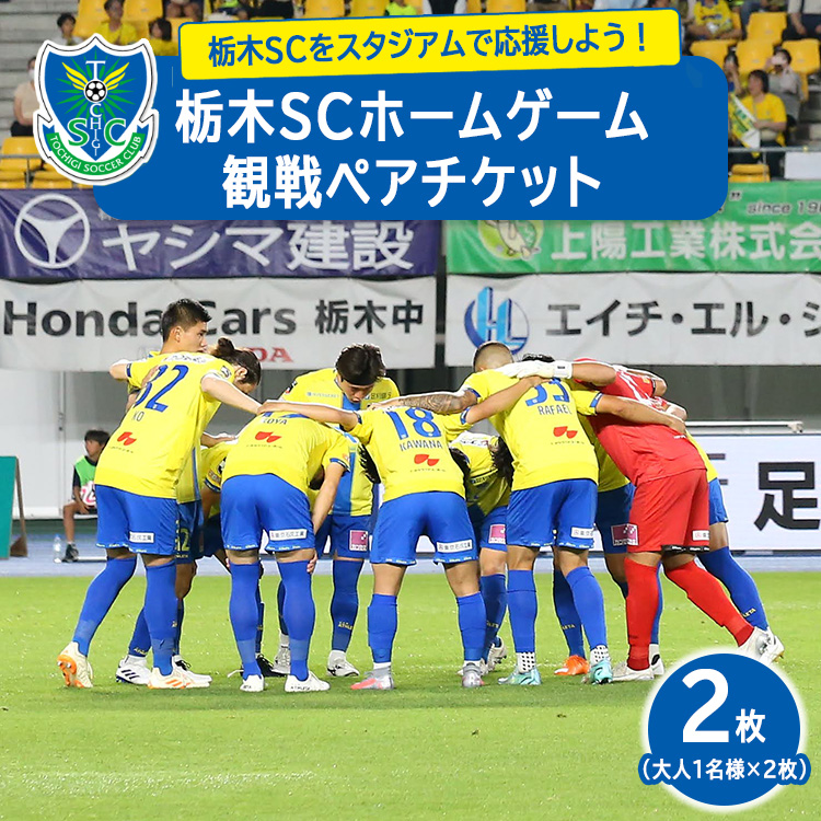 栃木SCホームゲーム観戦ペアチケット【試合選択可能】栃木県宇都宮市25000雑貨・日用品おもちゃ・ぬいぐるみ