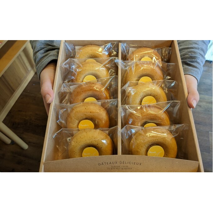 【はなまるこ】焼ドーナツ(はちみつ)10個入り スイーツ お菓子 岡山県玉野市14000菓子・スイーツ焼き菓子