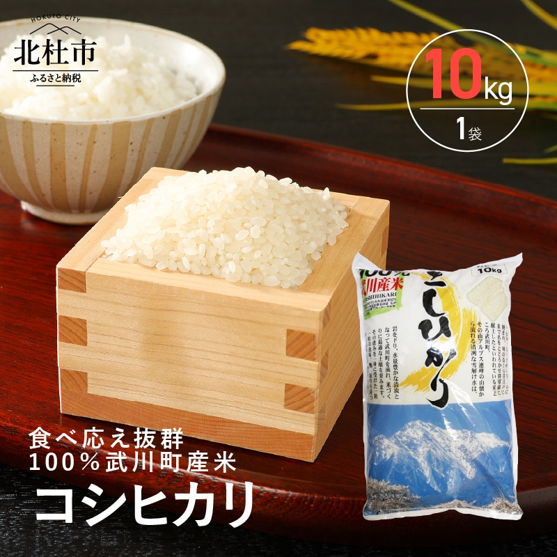 【令和7年度新米】山梨最大の米処 北杜市武川町産 コシヒカリ10kg×1袋山梨県北杜市38000米・パン白米
