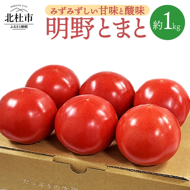 明野とまと約1kg05山梨県北杜市6000野菜・きのこトマト