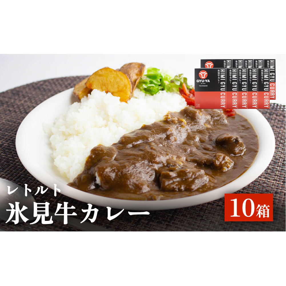 氷見牛カレー(レトルト) 10箱 富山県 氷見市 カレー 湯煎 惣菜富山県氷見市24000鍋セット・総菜・加工食品カレー・シチュー