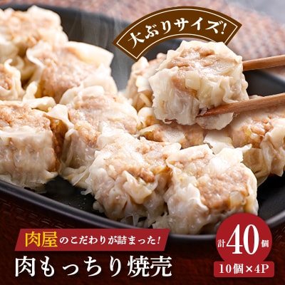 肉屋の肉もっちり焼売 40g×40個(10個×4パック)【配送不可地域:離島】【1607735】福岡県大野城市12000鍋セット・総菜・加工食品総菜