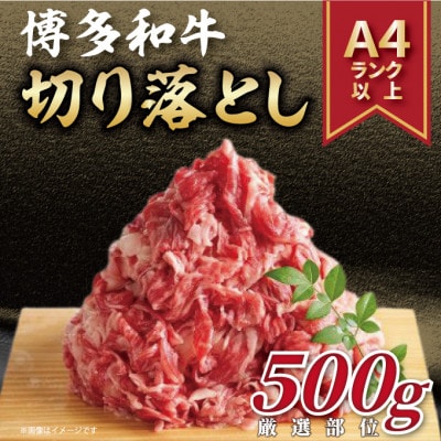 2023年5月発送開始『定期便』博多和牛切り落とし 500g 全6回【配送不可地域:離島】【5149221】福岡県大野城市42000肉牛肉