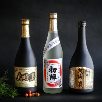 【津和野の地酒セット】3酒造厳選「大吟醸」720ml×3本飲み比べセット【1263643】島根県津和野町42000酒・アルコール日本酒