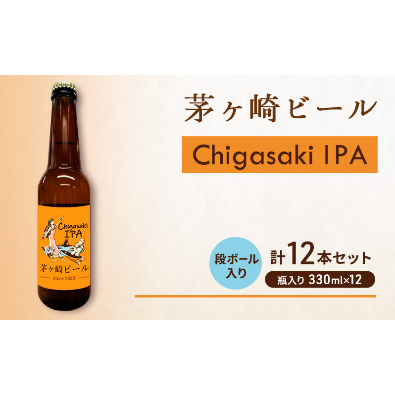 茅ヶ崎ビール (IPA) 12本セット 【お酒 ビール クラフトビール 瓶入り 化粧箱入り】 地ビール 瓶ビール アルコール飲料 家飲み 晩酌 バーベキュー BBQ 神奈川県茅ヶ崎市29000酒・アルコ