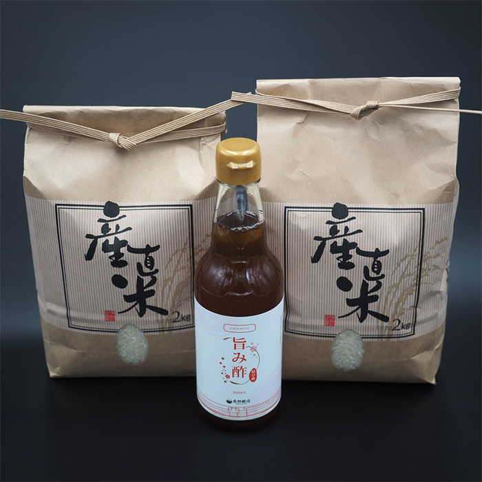 【令和7年産 新米】ササニシキ ちらし寿司用・酢飯キット(ササニシキ:4kg・旨み酢:360ml)<数量限定> 柴田町産 お米 米 コメ 白米 ご飯 ごはん おにぎり お弁当 酢 酢飯 【しばたの未来