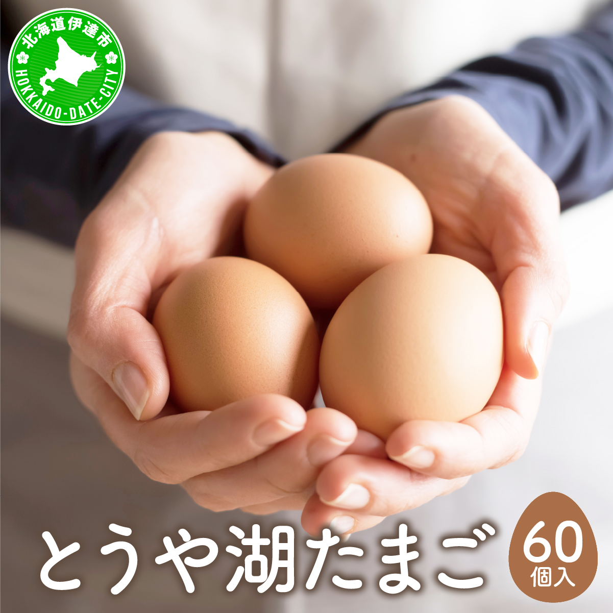 北海道 伊達市 とうや湖 卵  60個 入り たまご【55250911】北海道伊達市15000卵・乳製品卵(鶏、烏骨鶏等)