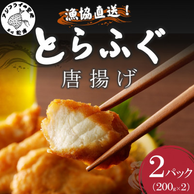 漁協直送 とらふぐ唐揚げ400g【配送不可地域:離島】【1147594】長崎県松浦市12000魚介・海産物鮮魚
