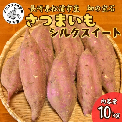 【長崎県松浦市産】畑の宝石 さつまいも(シルクスイート)10kg【配送不可地域:離島】【1679010】長崎県松浦市14000野菜・きのこじゃがいも・イモ類