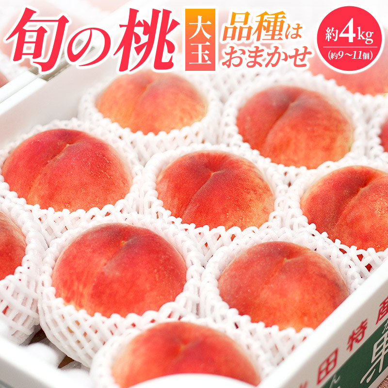 <先行受付 8月中旬以降順次発送>横手産の桃(大玉)約4kg(9〜11個入)秋田県横手市16000果物・フルーツ