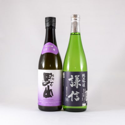 糸魚川地酒 純米吟醸酒 飲み比べセット 謙信 純米吟醸 根知男山 純米吟醸 (720mlx2本)【1366206】新潟県糸魚川市13000酒・アルコール日本酒
