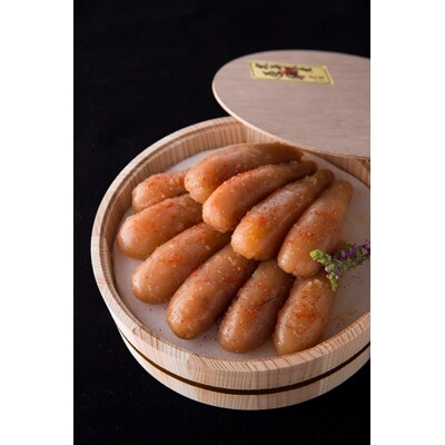「食品添加物不使用」極み無着色明太子 檜樽入り(600g)【岡垣町】【配送不可地域:離島】【1131009】福岡県岡垣町39000魚介・海産物明太子・その他魚卵