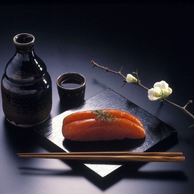 宮近の無着色 辛子明太子450g(一本物)化粧箱 包装紙付(岡垣町)【配送不可地域:離島】【1299539】福岡県岡垣町17000魚介・海産物明太子・その他魚卵