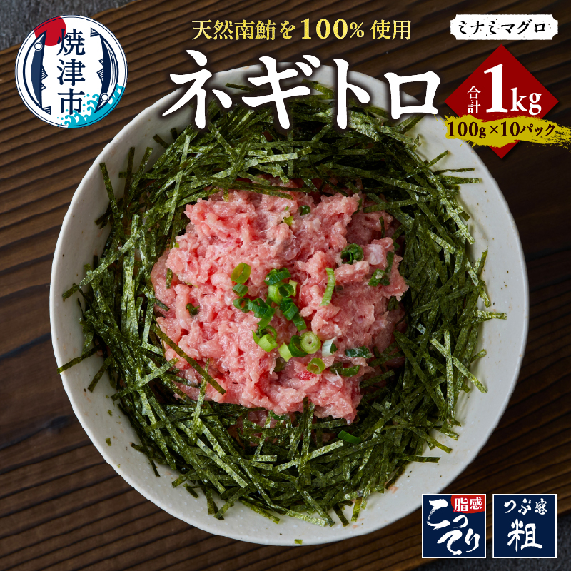 a14-109 天然 南マグロ ネギトロ 100g x 10パック 合計1.0kg静岡県焼津市14000魚介・海産物その他 魚介・海産物