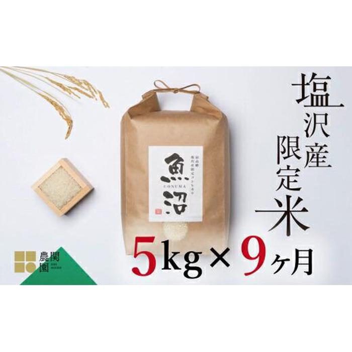 【定期便令和7年産新米予約】南魚沼コシヒカリ5kg×全9回 旧塩沢地区限定米【2025年9月中旬より順次発送予定】新潟県南魚沼市252000米・パン白米