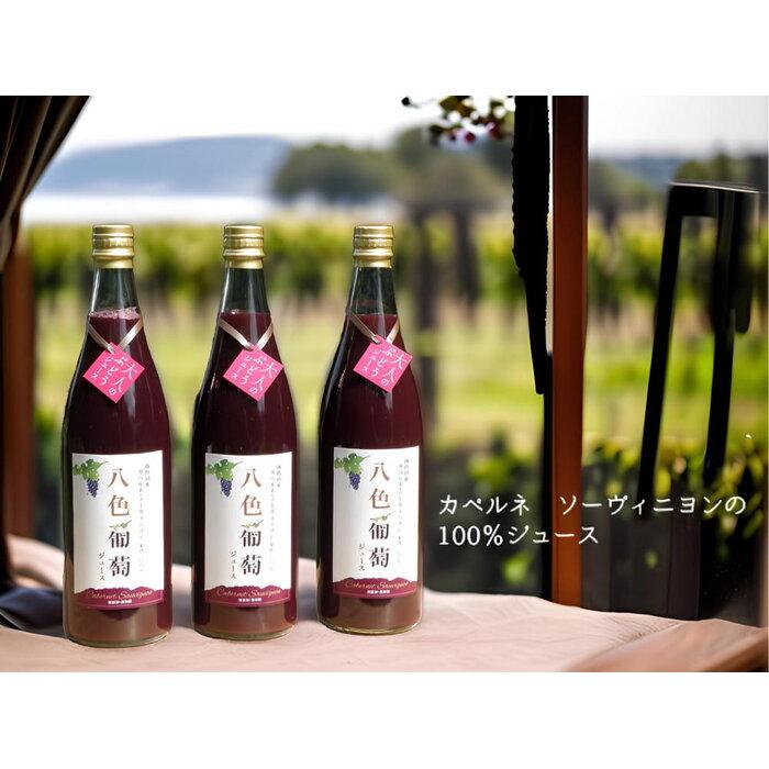 カベルネ・ソーヴィニヨン 八色葡萄ジュース3本セット新潟県南魚沼市26000お茶・飲料果汁・野菜飲料