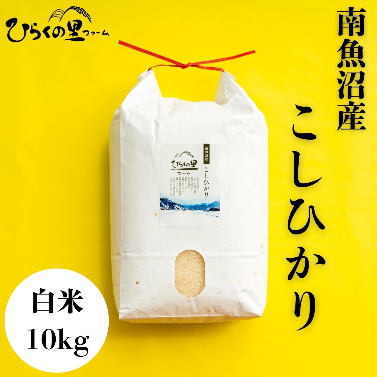 【R7年産】最高金賞 南魚沼産コシヒカリ 白米10kg もっちり甘い! ひらくの里ファーム【2025年11月上旬より順次発送予定】新潟県南魚沼市64000米・パン白米