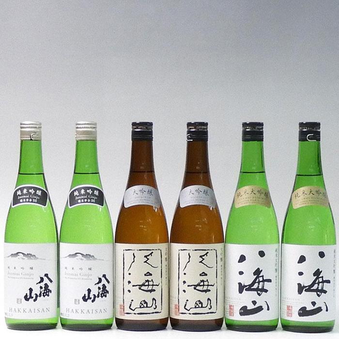 日本酒 八海山 純米吟醸・大吟醸・純米大吟醸 720ml×6本セット新潟県南魚沼市51000酒・アルコール日本酒