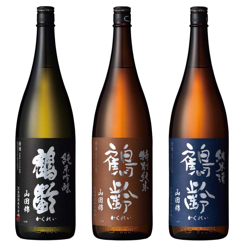 日本酒 鶴齢 無濾過生原酒 山田錦 1800ml 3本セット 限定品新潟県南魚沼市52000酒・アルコール日本酒