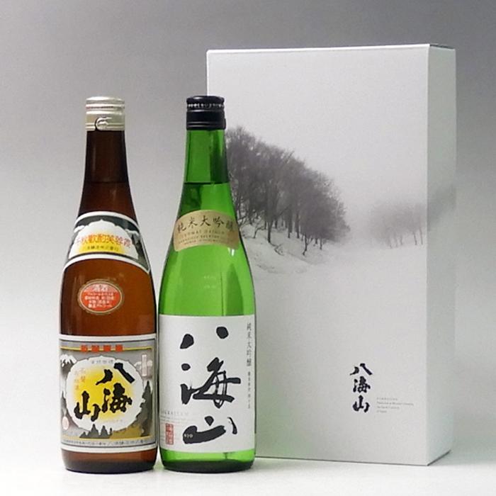 日本酒 八海山 清酒・純米大吟醸 720ml×2本セット新潟県南魚沼市17000酒・アルコール日本酒