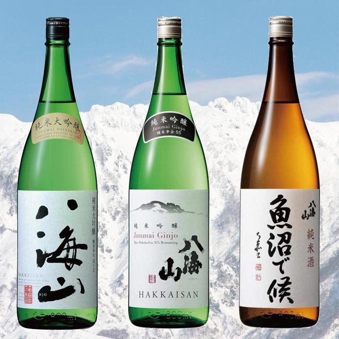 八海山純米系1800ml3本セット新潟県南魚沼市48000酒・アルコール日本酒