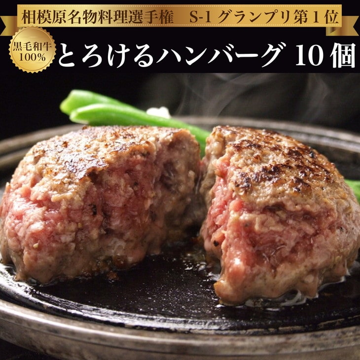 とろけるハンバーグ10個セット神奈川県相模原市20000鍋セット・総菜・加工食品総菜