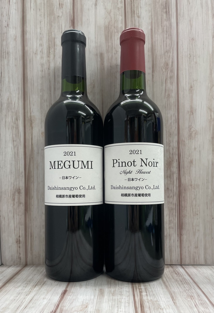ケントクワイナリー 2021ワイン MEGUMI&ピノノワールセット(2本) ※離島への配送不可神奈川県相模原市18000酒・アルコールワイン
