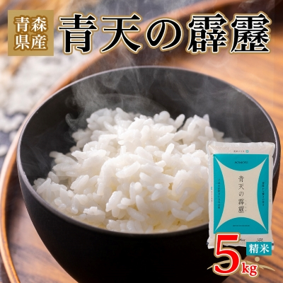 青天の霹靂 精米5kg【1073772】青森県青森市18000米・パン白米