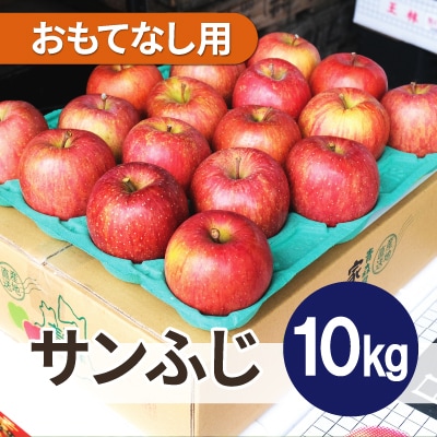 平均糖度13度以上! サンふじ 約10kg おもてなし用【配送不可地域:離島・沖縄】【1612824】青森県青森市27000果物・フルーツりんご・梨