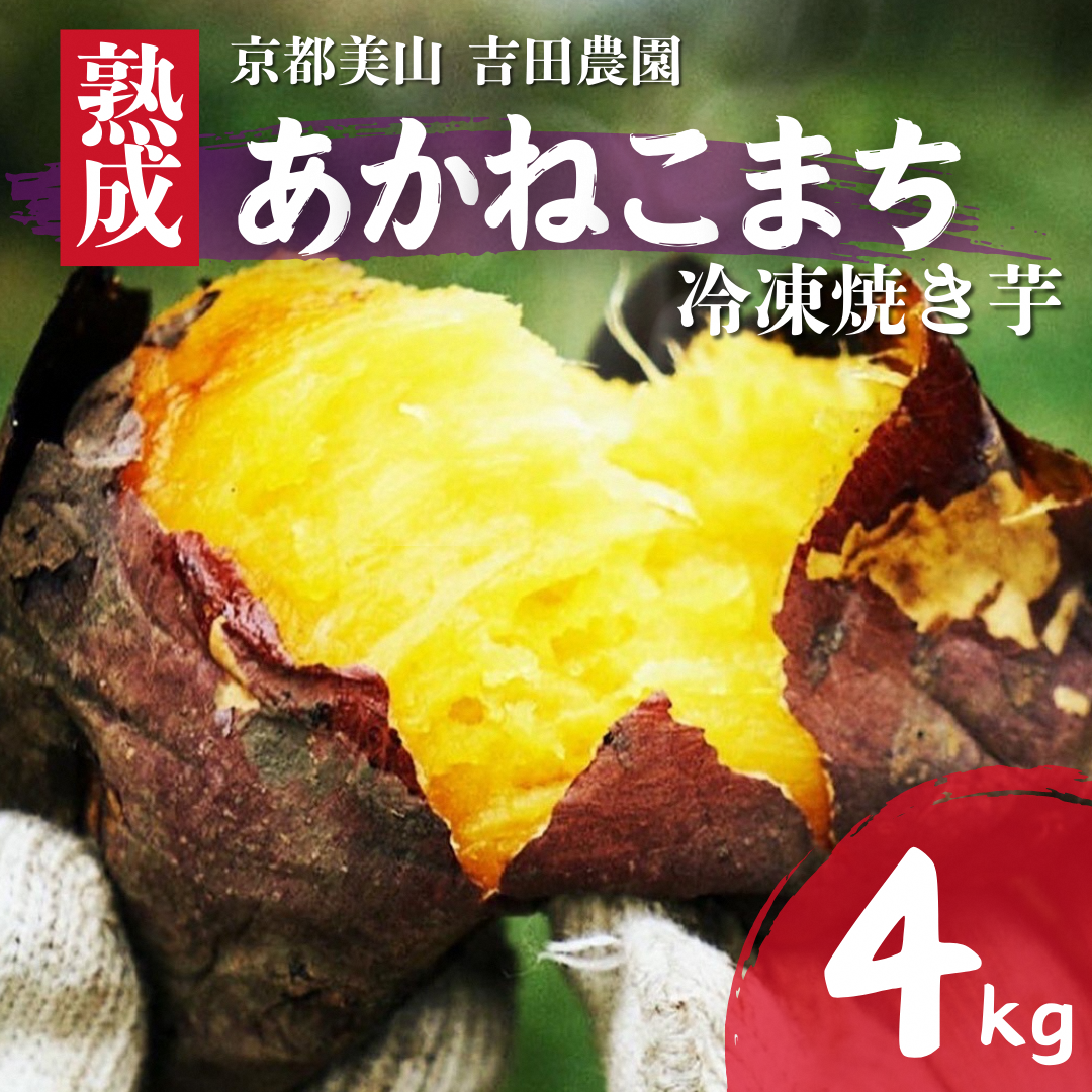 産地直送 冷凍焼き芋 4kg 熟成 あかねこまち 京都丹波産 【※予約商品25年12月より順次発送】 やきいも 焼き芋 さつまいも おやつ京都府南丹市23000野菜・きのこじゃがいも・イモ類