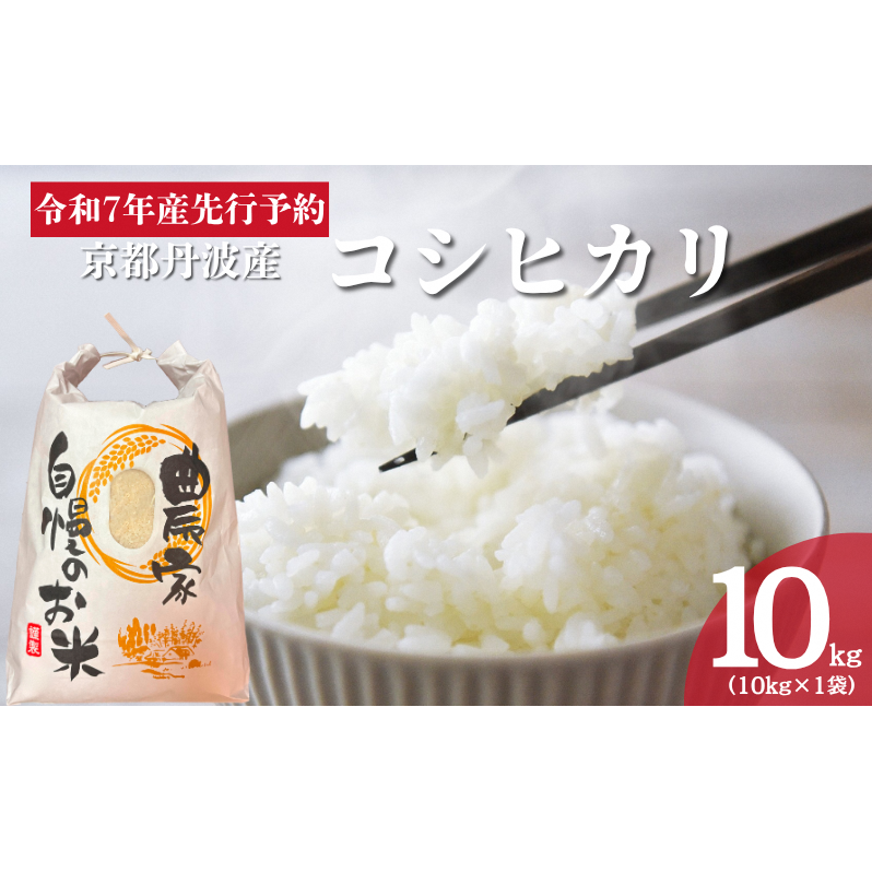 令和7年産 京都丹波産 コシヒカリ 10kg 白米京都府南丹市22000米・パン白米