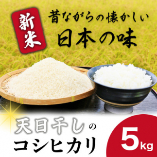\新米/ 米 5kg 精米 こしひかり 【令和7年産】 お米 白米 コシヒカリ 精米5kg 自然乾燥 天日干し 茨城県 城里町【配送不可地域:離島】 (BJ019)茨城県城里町13500米・パン白米