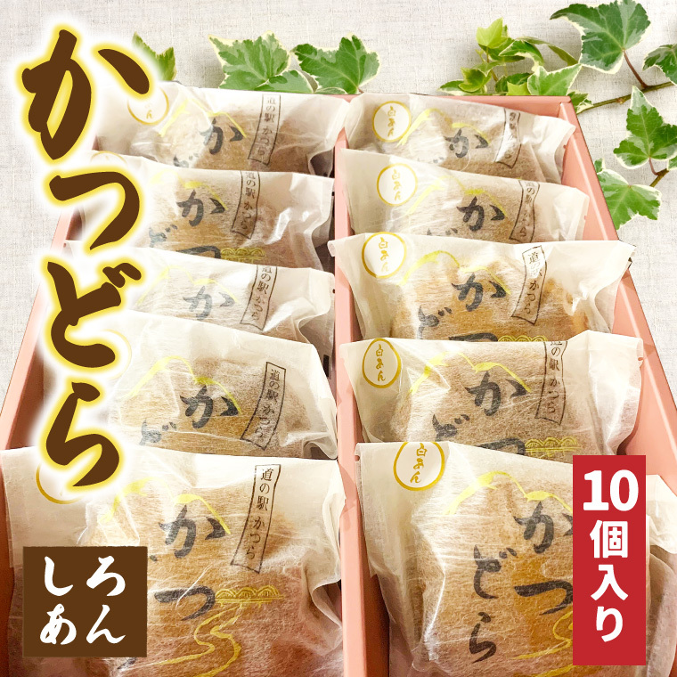 かつどら10個入り【白あん】 (AF045)茨城県城里町8000菓子・スイーツ饅頭・羊羹・大福