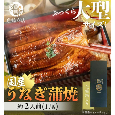 【九度山町】大型サイズ ふっくら柔らか国産うなぎ蒲焼き1尾(約2人前) 化粧箱入【配送不可地域:離島】【1116858】和歌山県九度山町13000魚介・海産物うなぎ