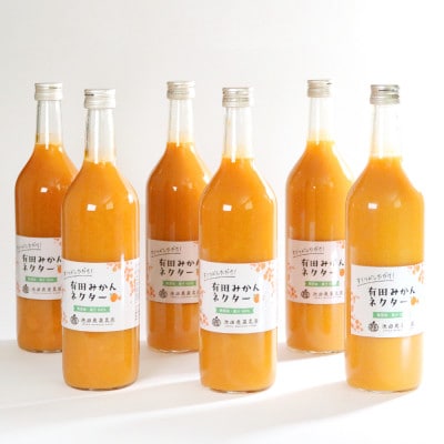 とろり みかんネクター720ml×6本【配送不可地域:離島・北海道・沖縄】【1608744】和歌山県九度山町18000お茶・飲料果汁・野菜飲料